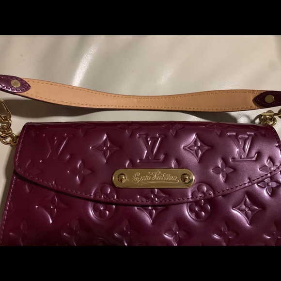 Louis Vuitton Vernis Sunset Boulevard Clutch Bag Violette Purple - Picture 3 of 12